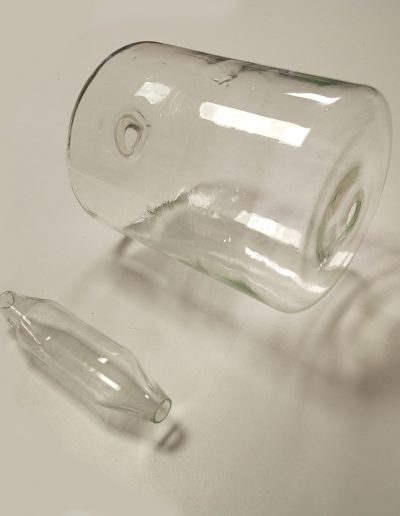 Szklane cylindry do replik starych maszyn elektrostatycznych